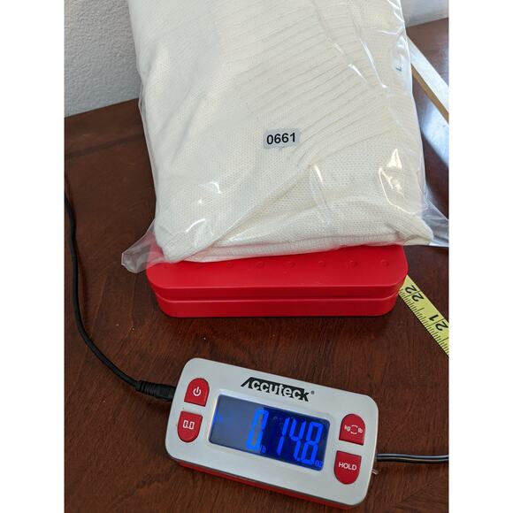 Karen Scott Turtleneck Sweater L Winter White Knit Women Relaxed Chunky Top Work - Picture 8 of 9